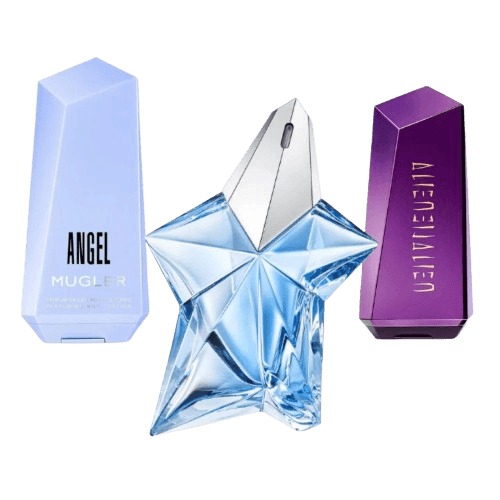 3-Piece Women's Fragrance Set: Mugler Angel, Thierry Mugler Alien, Thierry Mugler Alien Eau Extraordinaire