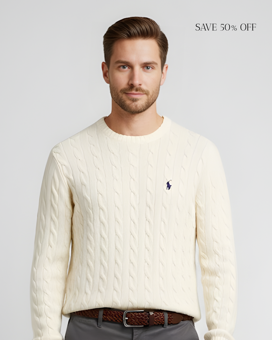Cable-Knit Wool-Cashmere Jumper