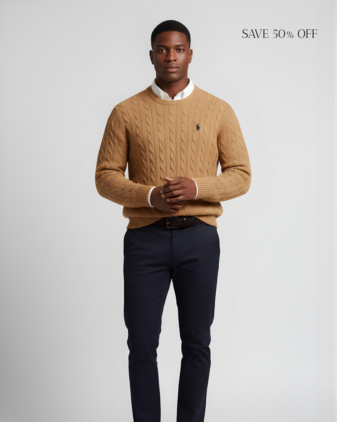 Cable-Knit Wool-Cashmere Jumper