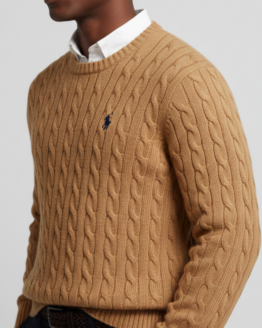 Cable-Knit Wool-Cashmere Jumper