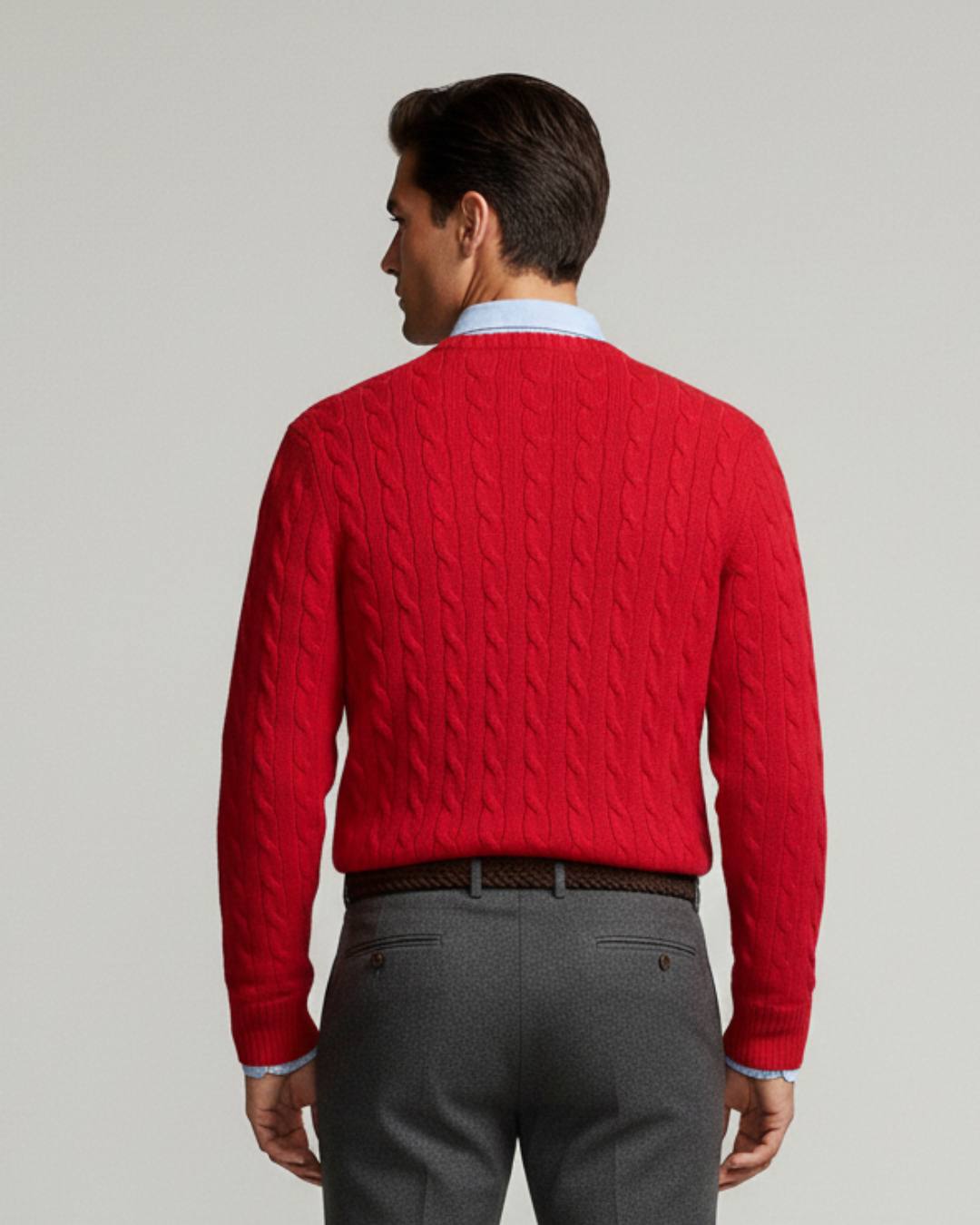 Cable-Knit Wool-Cashmere Jumper