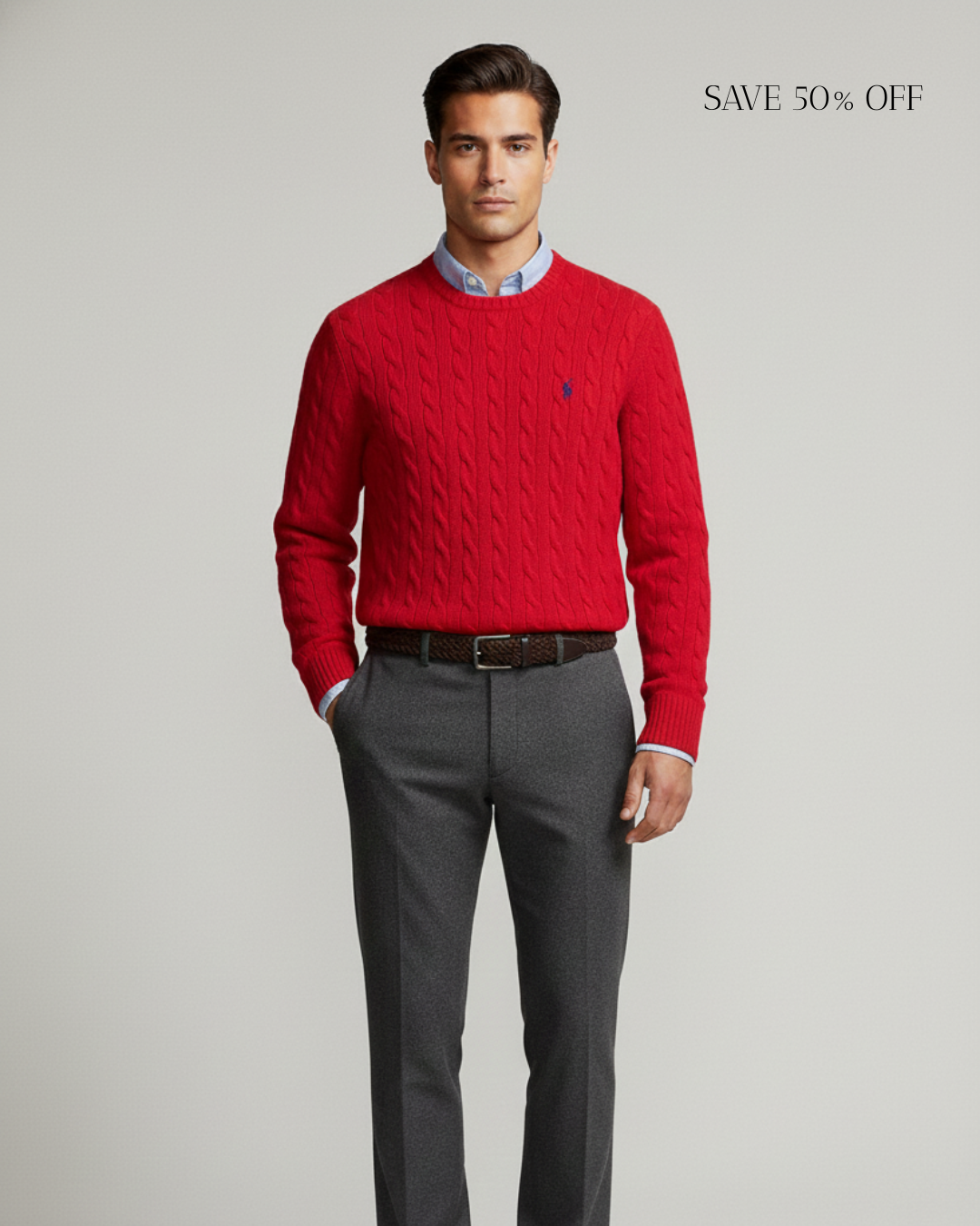 Cable-Knit Wool-Cashmere Jumper