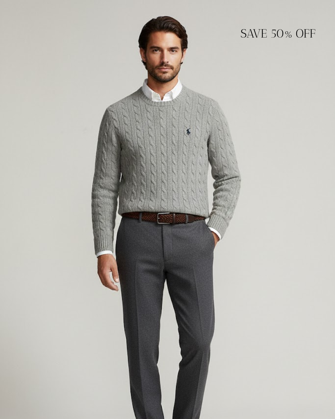 Cable-Knit Wool-Cashmere Jumper