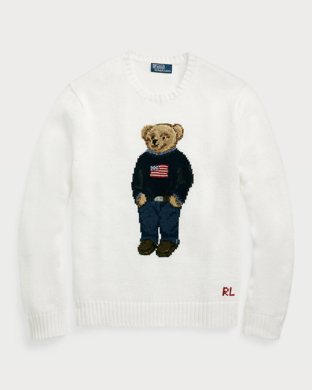 Polo Bear Linen-Cotton Jumper
