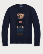 Polo Bear Linen-Cotton Jumper