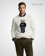 Polo Bear Linen-Cotton Jumper