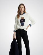 Polo Bear Linen-Cotton Jumper