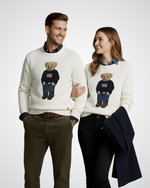 Polo Bear Linen-Cotton Jumper
